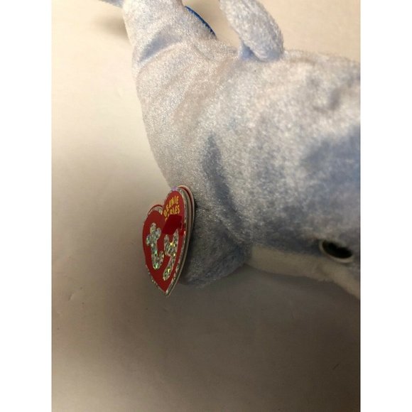 TY Beanie Babies 2.0 CLIPPER THE DOLPHIN 8" Sea Water Plush Stuffed Animal - Picture 9 of 9